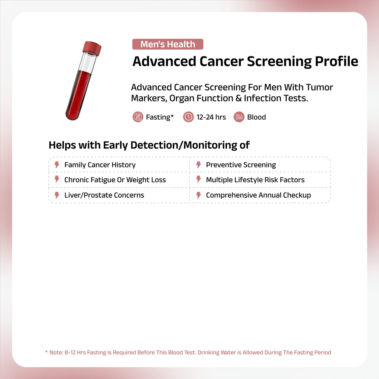 Comprehensive Cancer Screening for Him