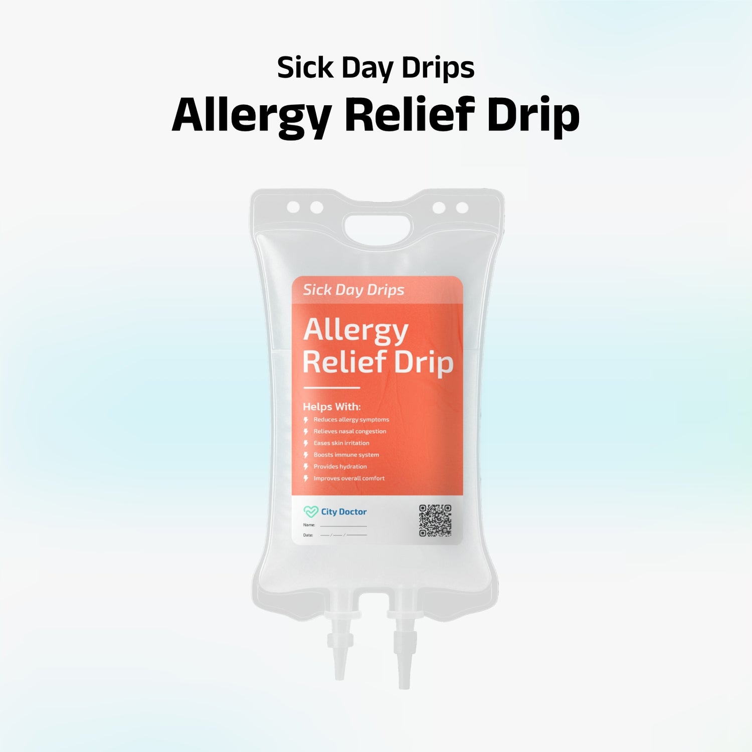 Внутривенная капельница от аллергии