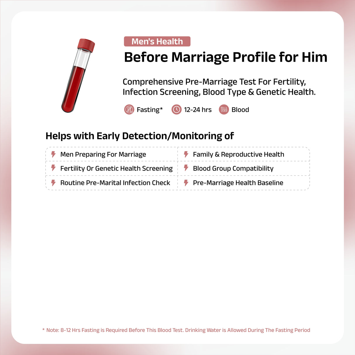 Before Marriage Profile for Him