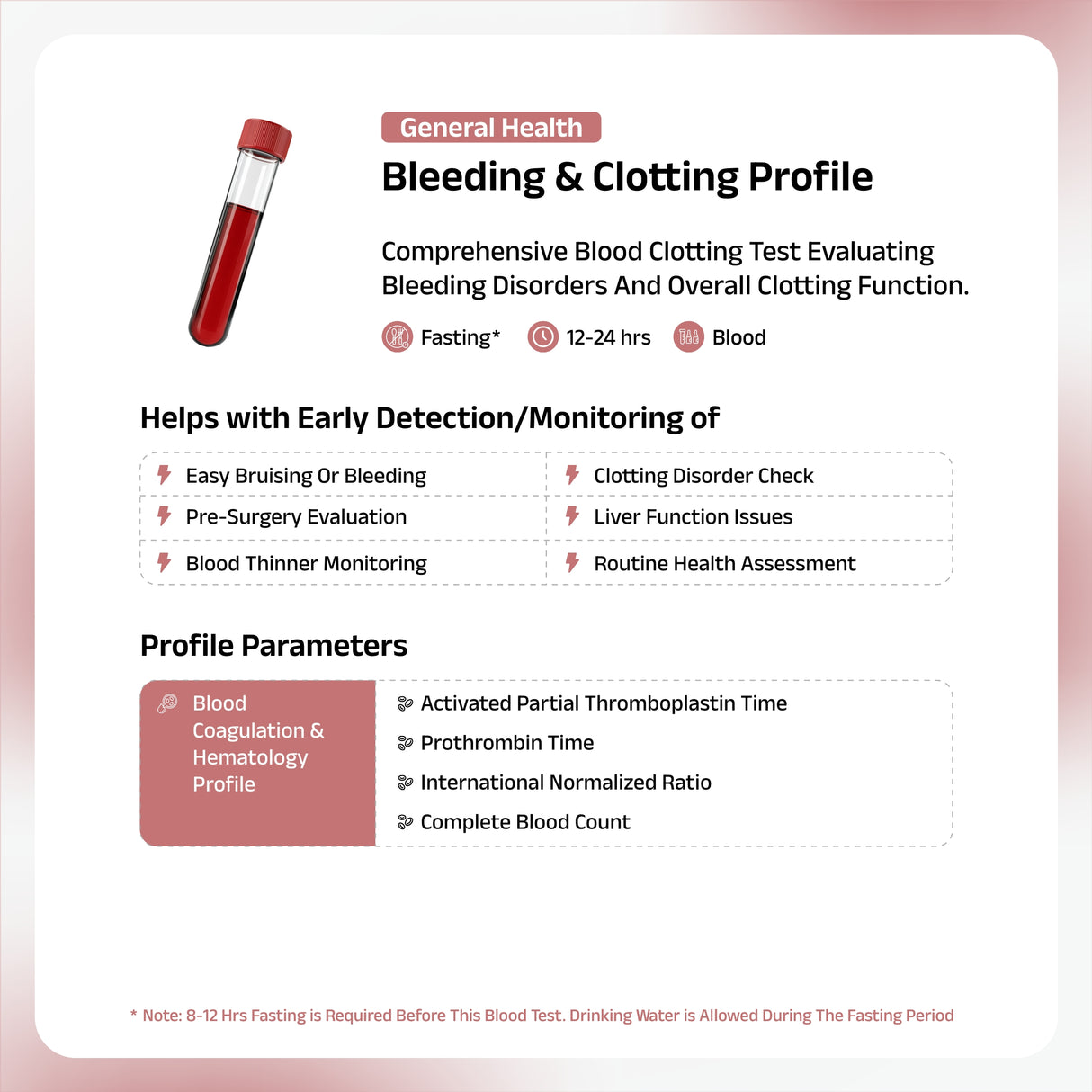 Bleeding & Clotting (Coagulation) Profile