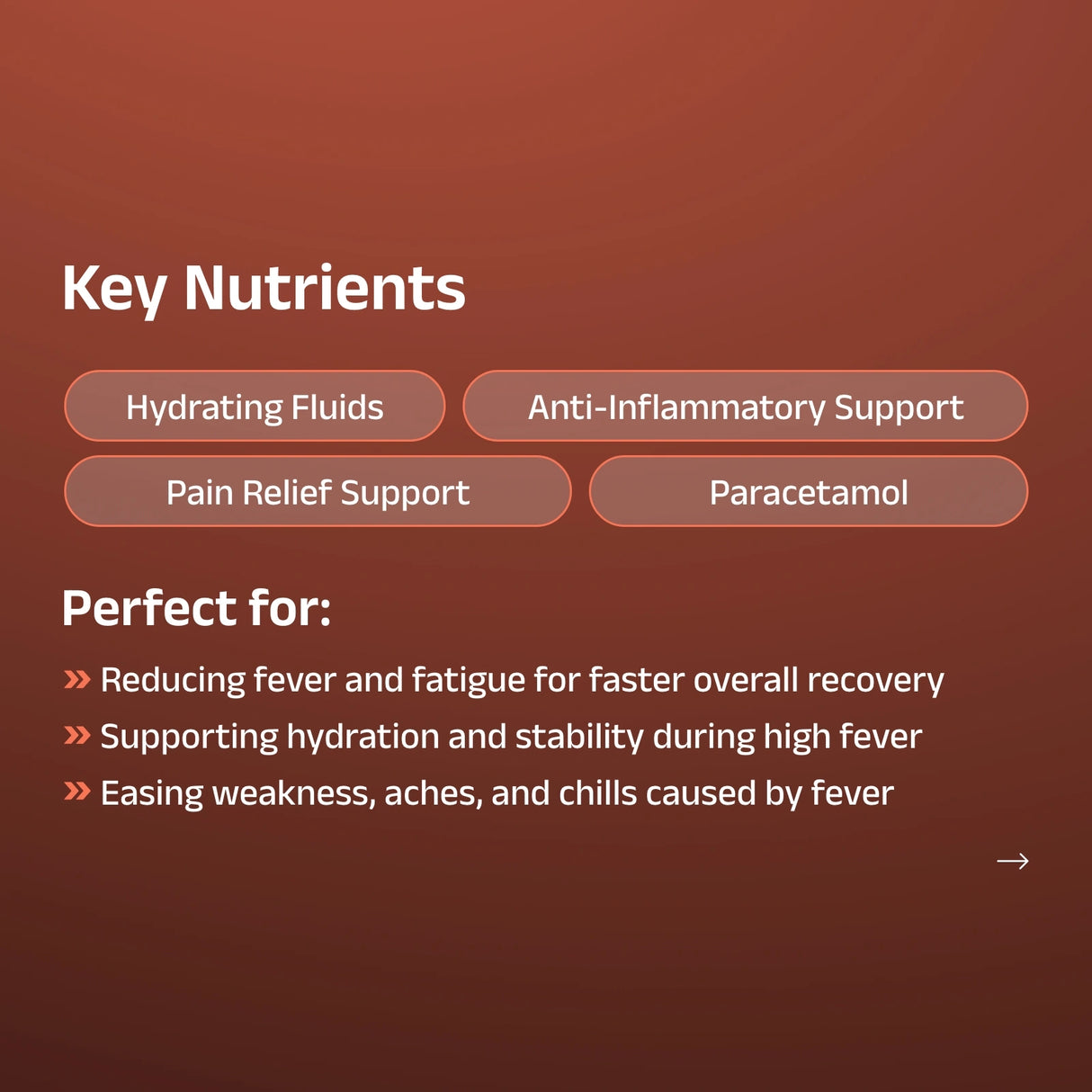 Fever Relief IV Drip