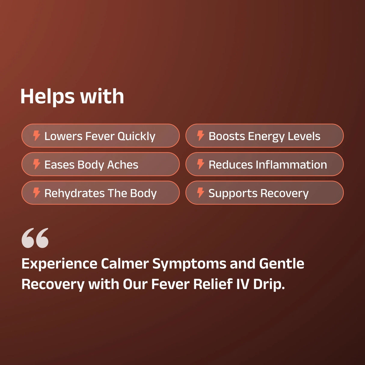 Fever Relief IV Drip