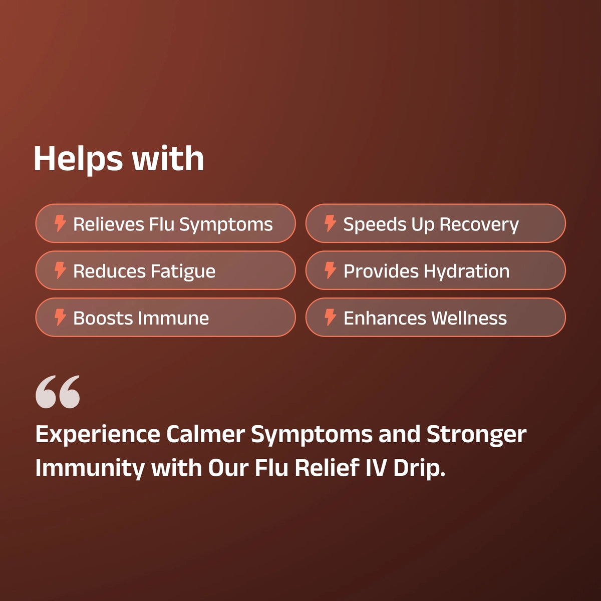 Flu & Fever Relief IV Drip