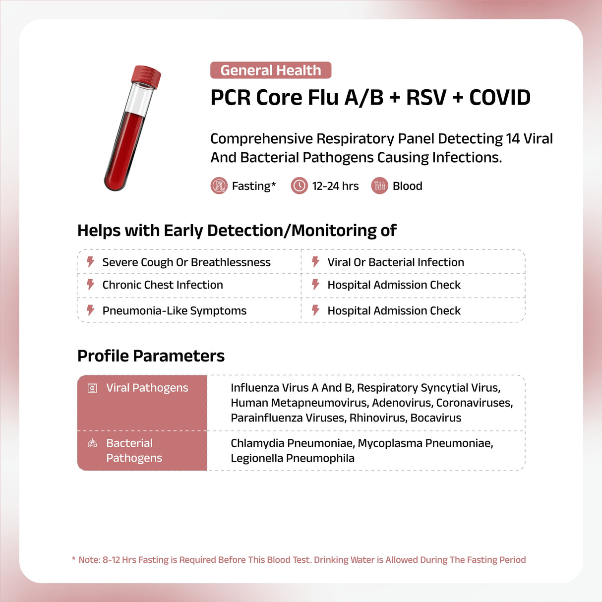 Flu (Influenza) Test & Respiratory PCR Profile