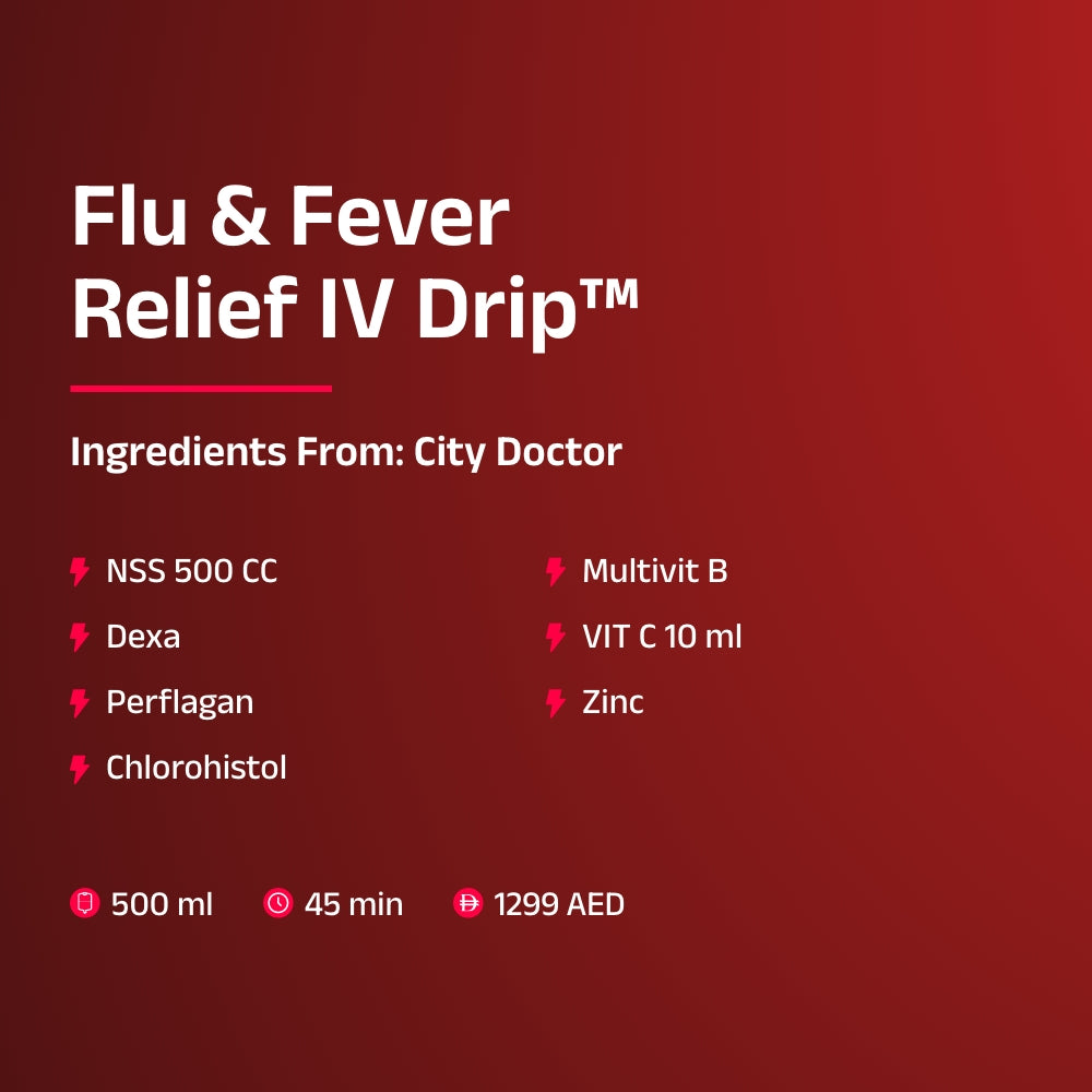 Flu & Fever Relief IV Drip