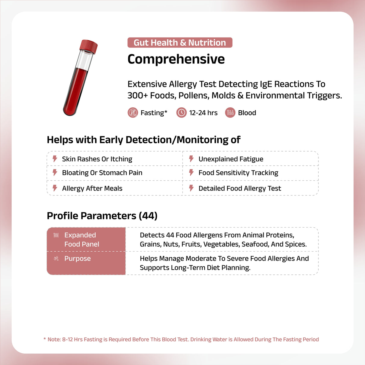 Comprehensive Food Allergy Profile
