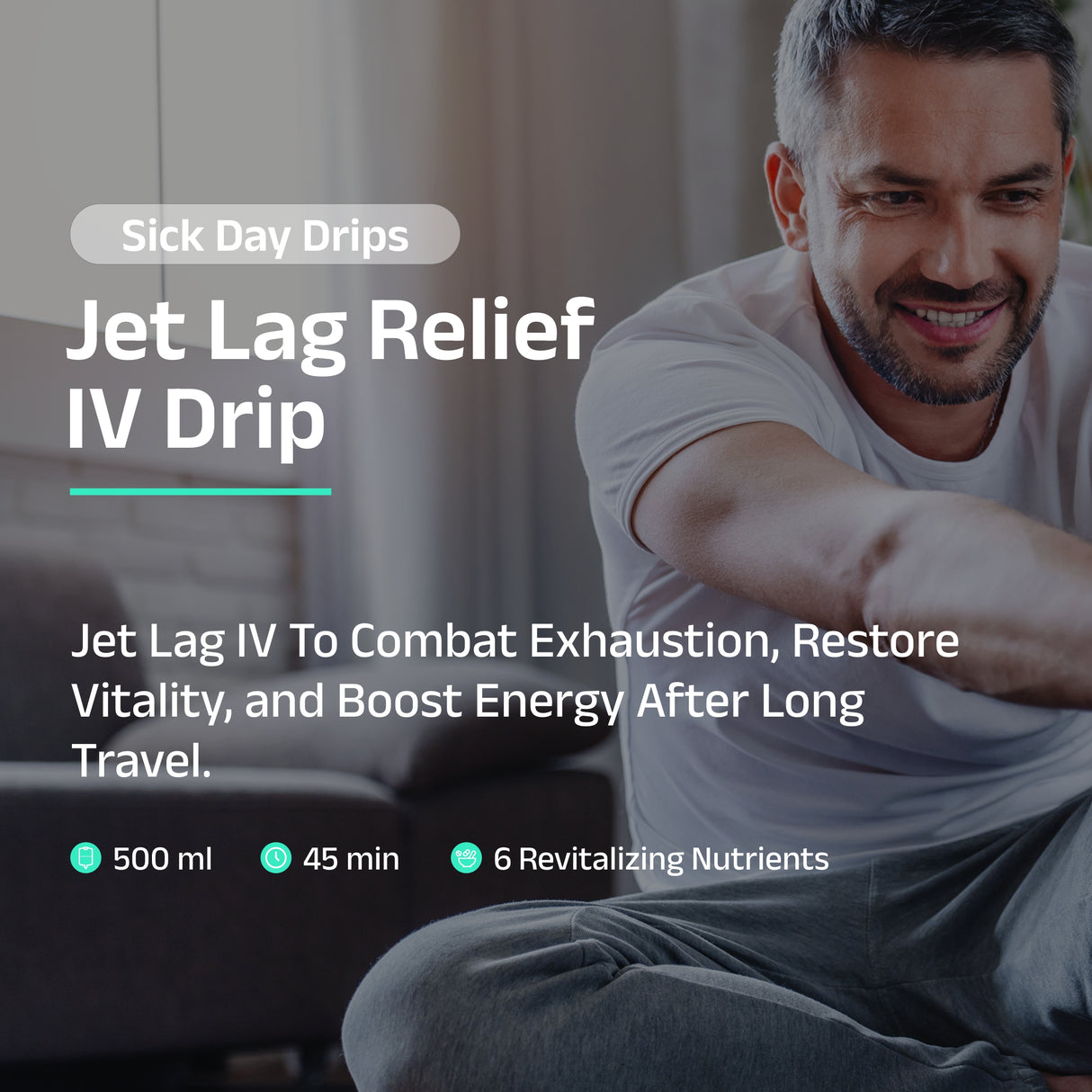 Jet Lag Relief IV Drip