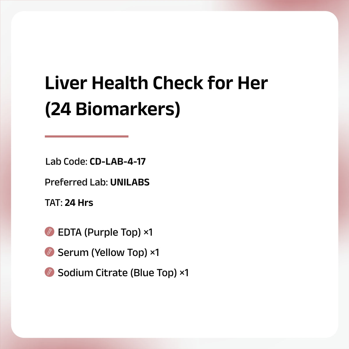 Liver Health Panel for Her