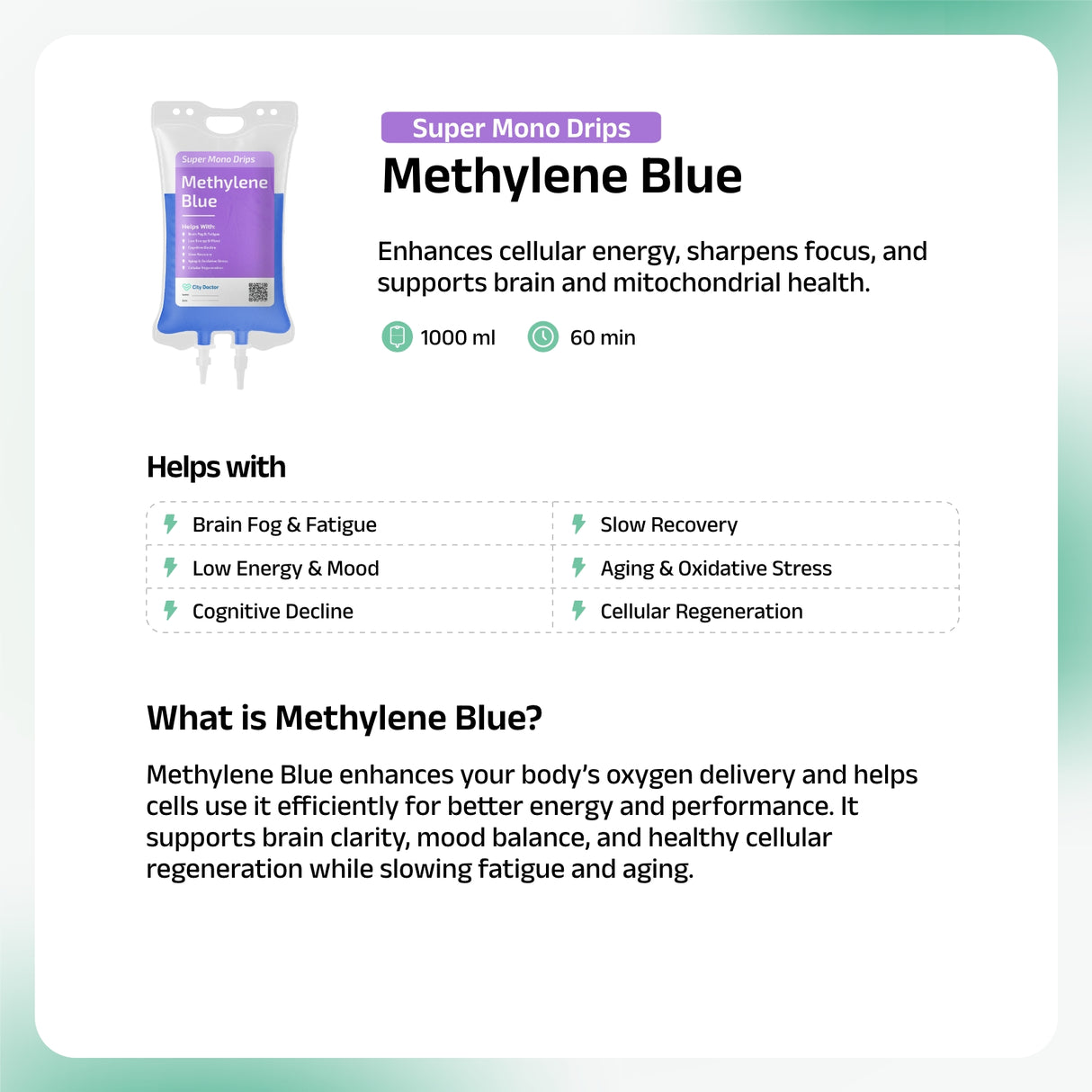 Methylene Blue IV Drip