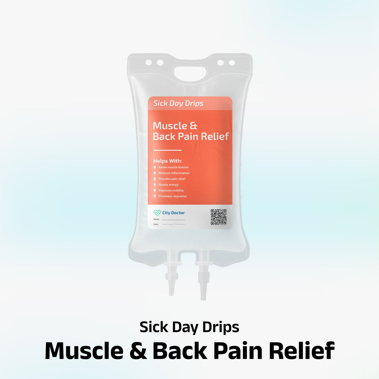 Muscle & Back Pain Relief IV Drip
