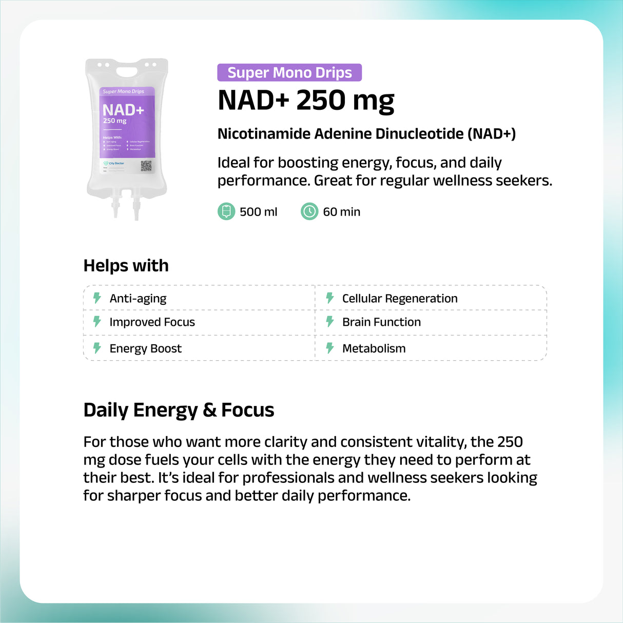 NAD+ IV Drip at Home