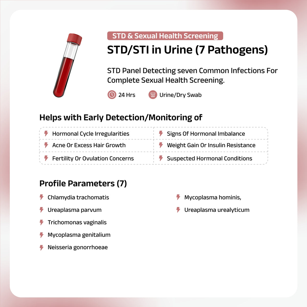 STD/STI Urine Panel (7 Pathogens)