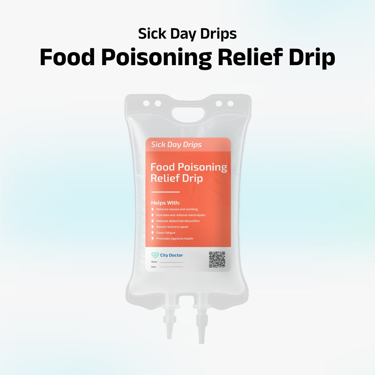 Food Poisoning Relief IV Drip