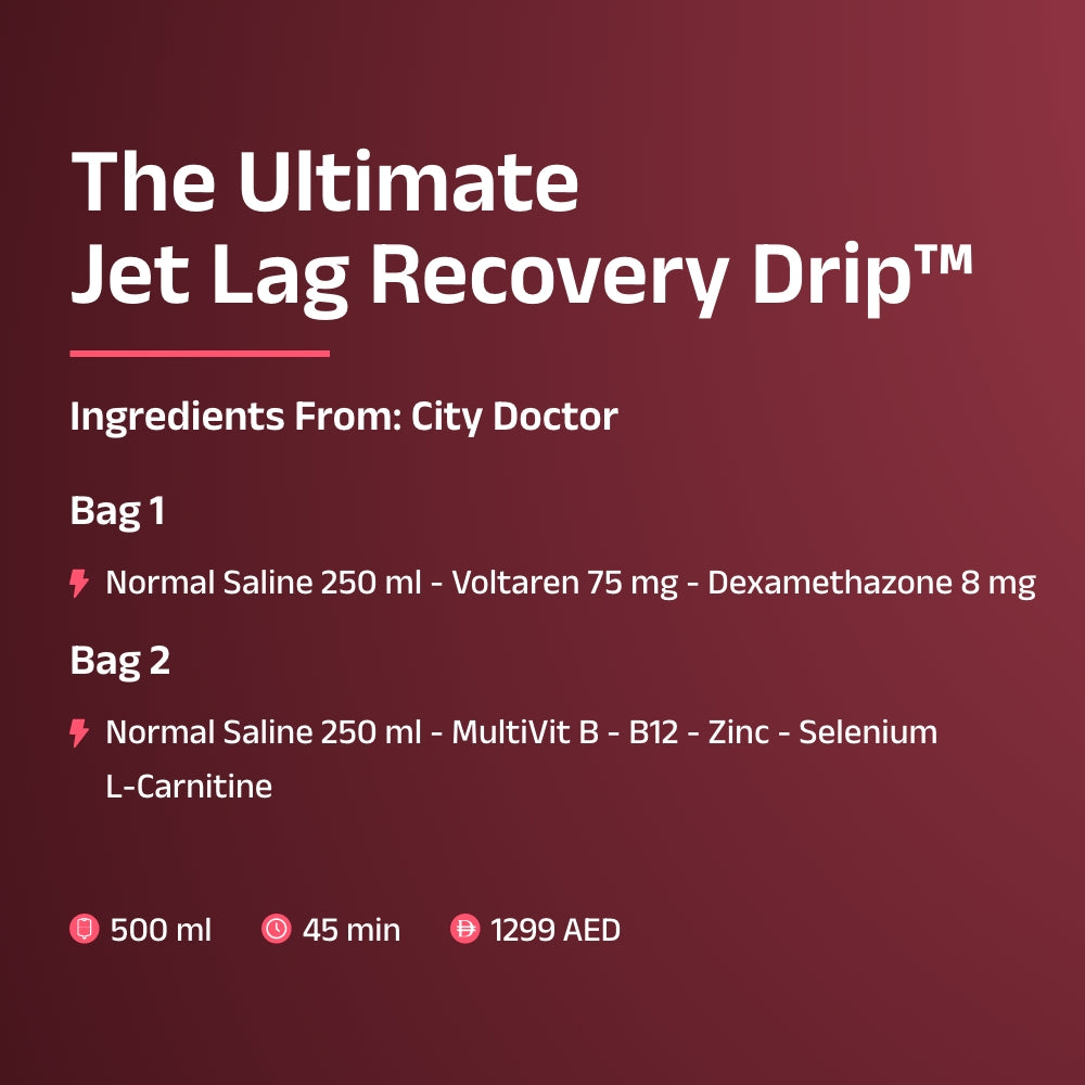 The Ultimate Jet Lag Recovery Drip™