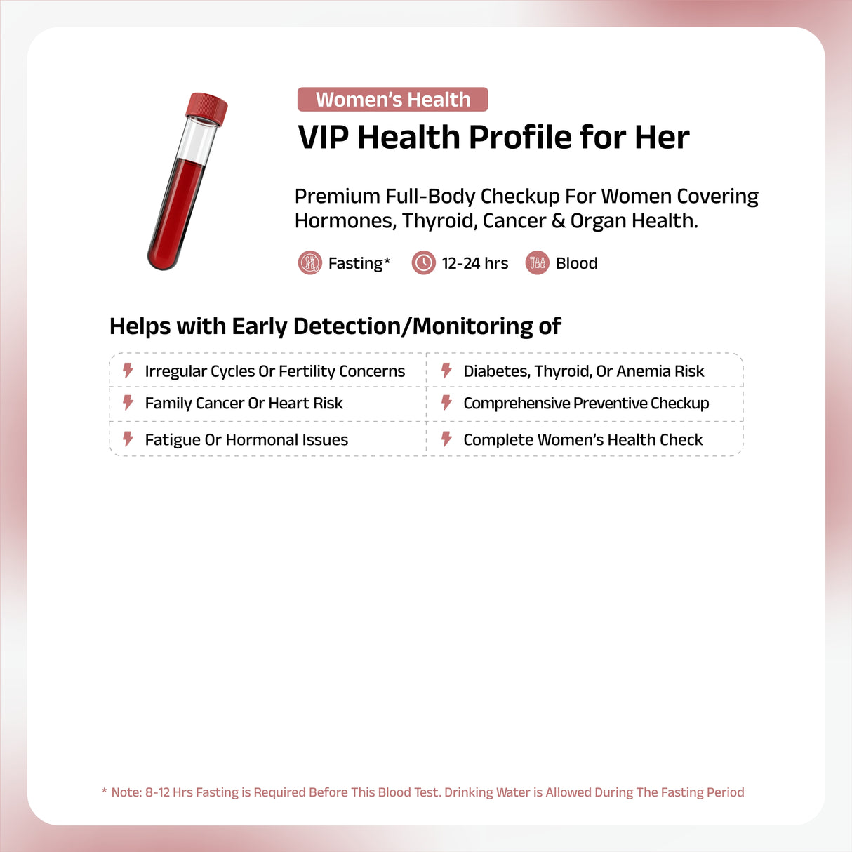 VIP Women’s Health Checkup