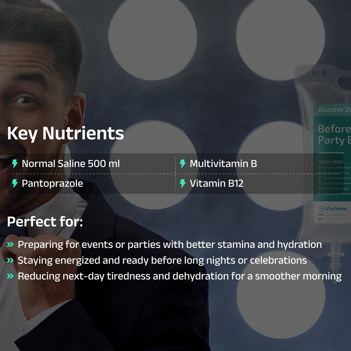 Before Party Booster IV Drip