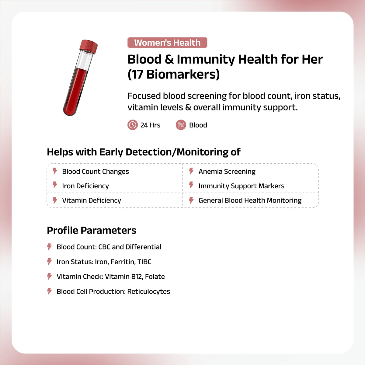 Blood & Immunity Panel for Her