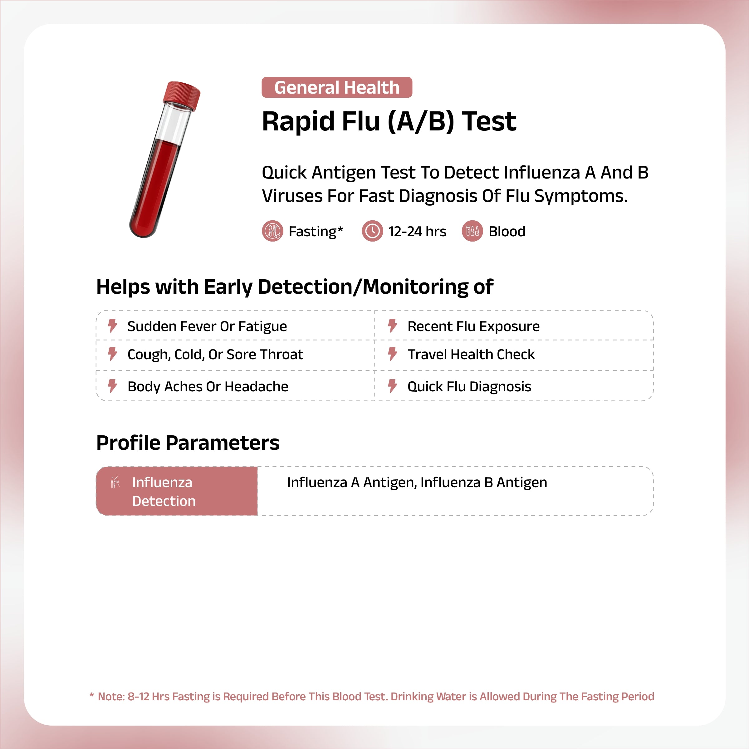 Flu (Influenza) Test & Respiratory PCR Profile