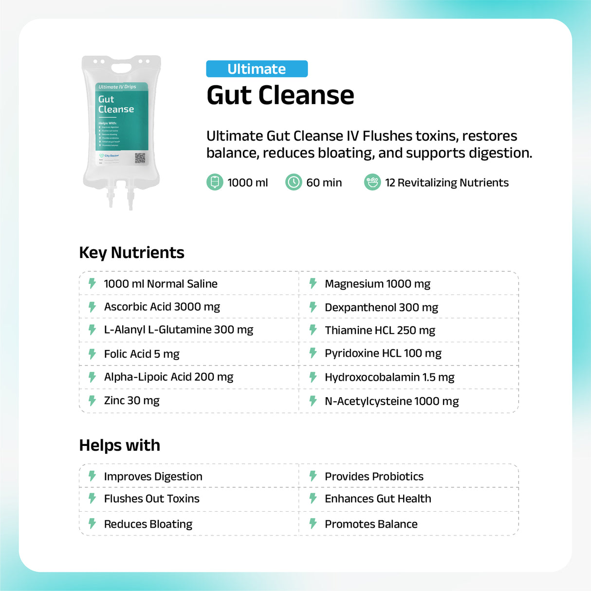 Gut Cleanse IV Drip