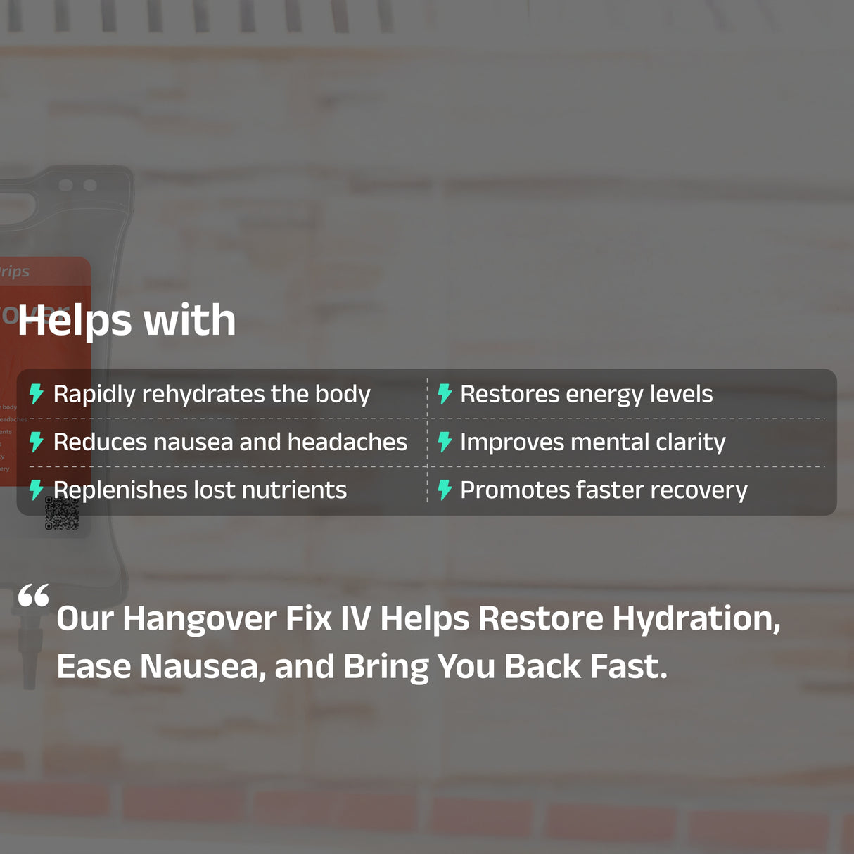 Hangover Fix IV Drip
