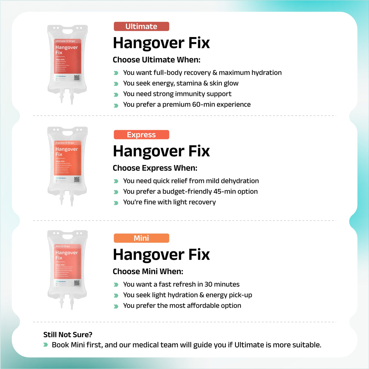 Hangover Fix IV Drip