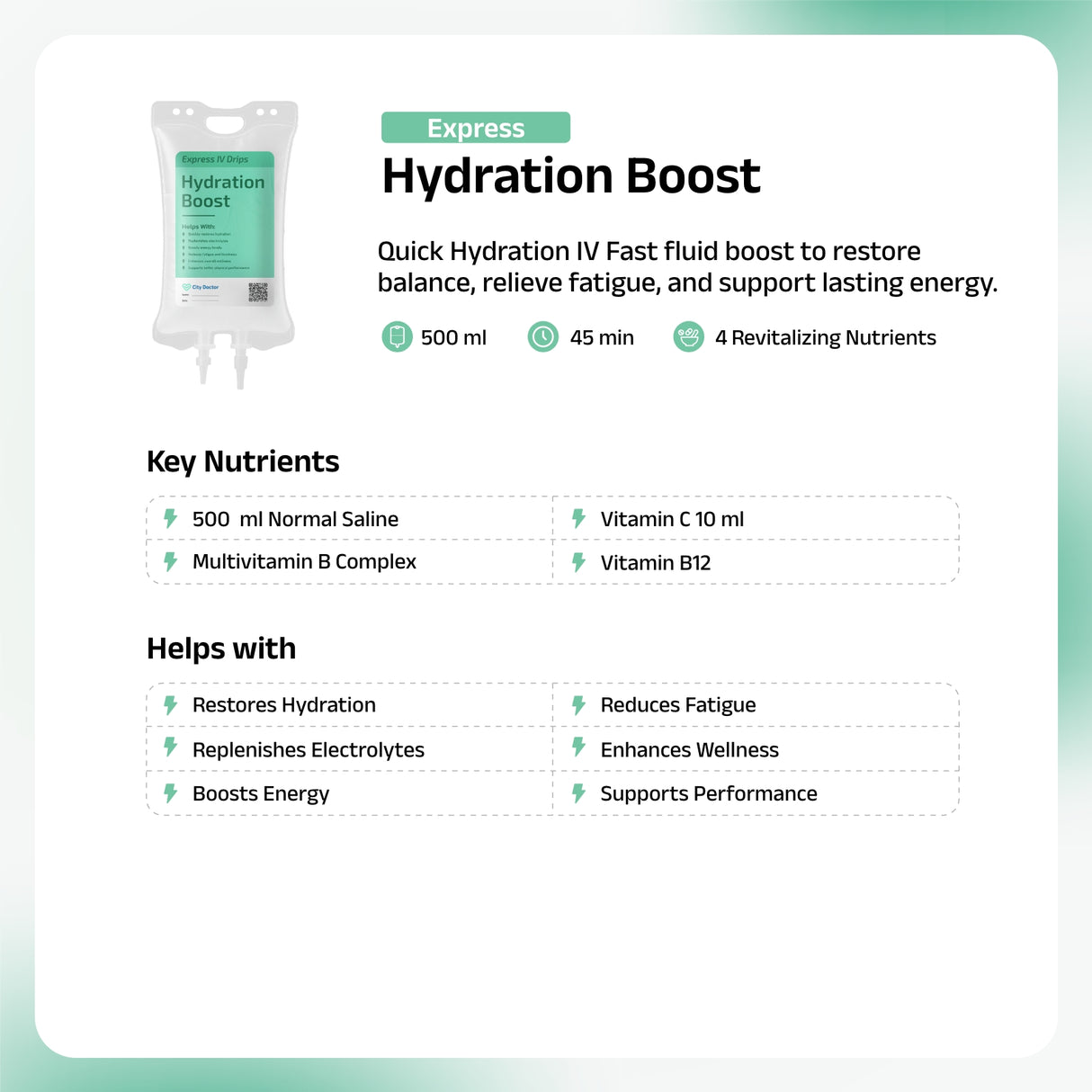 Hydration Boost IV Drip