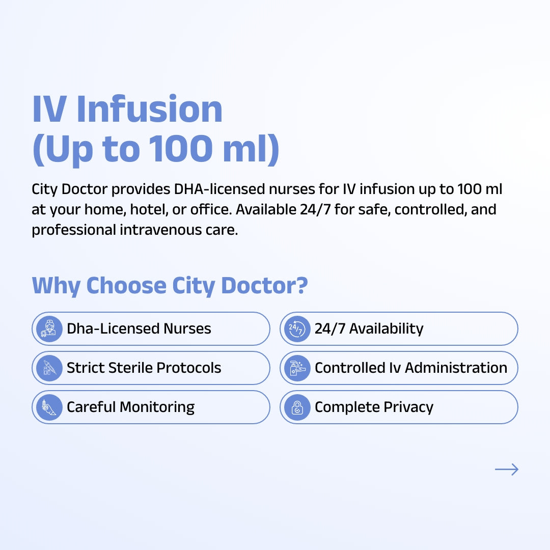 IV Infusion (Up to 100 ml)