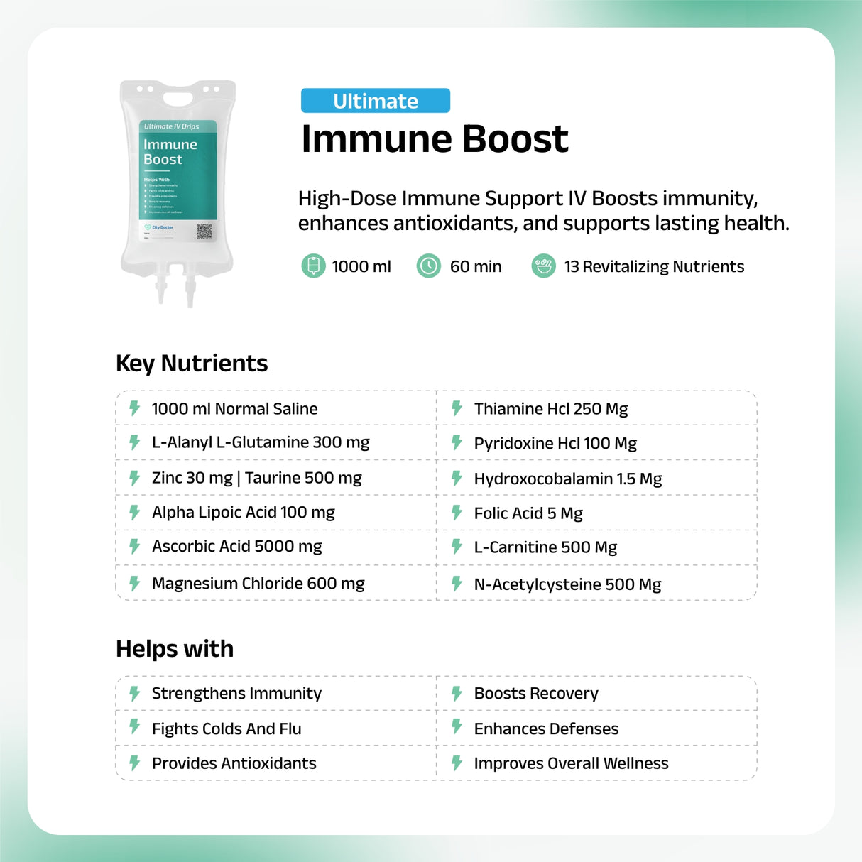 Immune Boost IV Drip