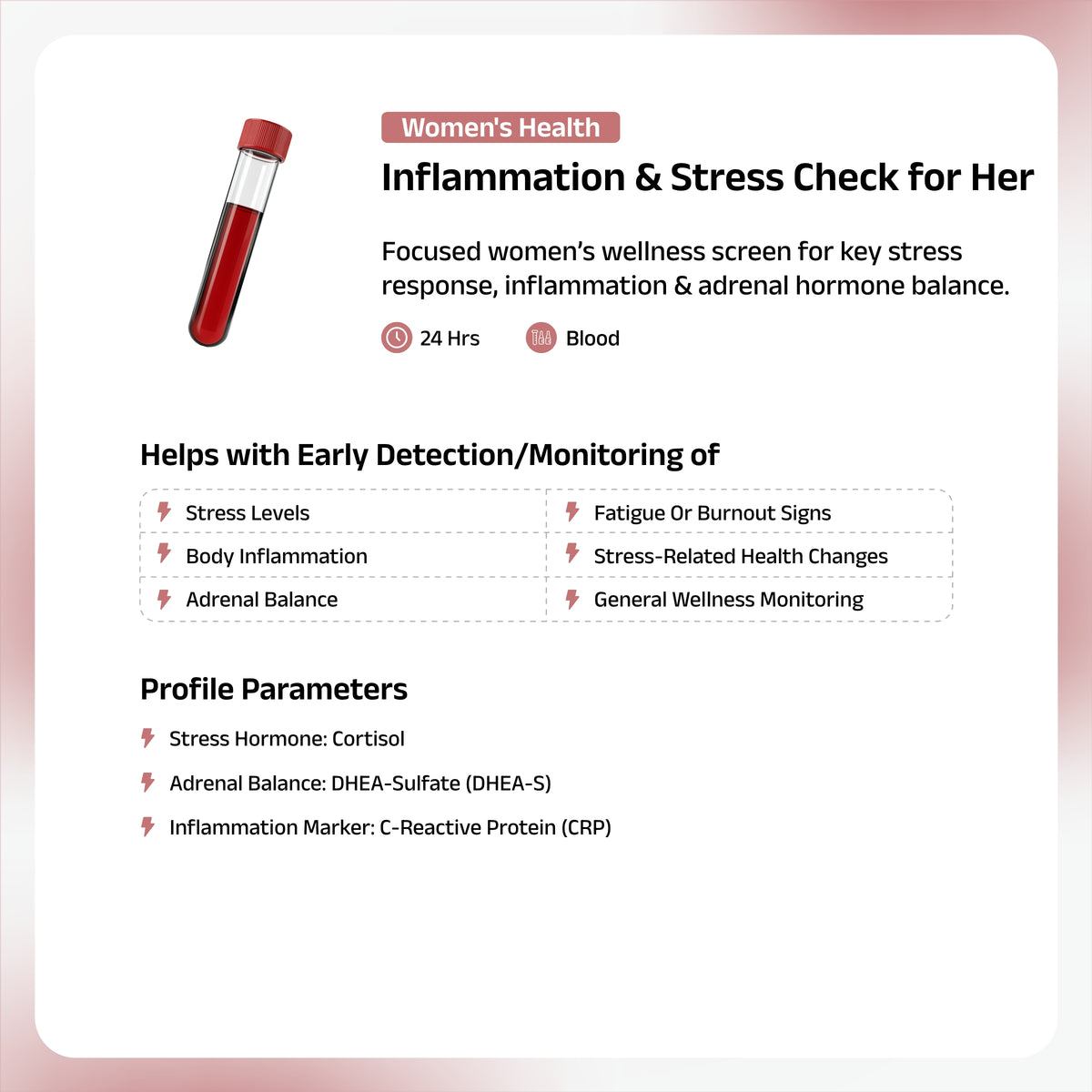 Inflammation & Stress Panel for Her