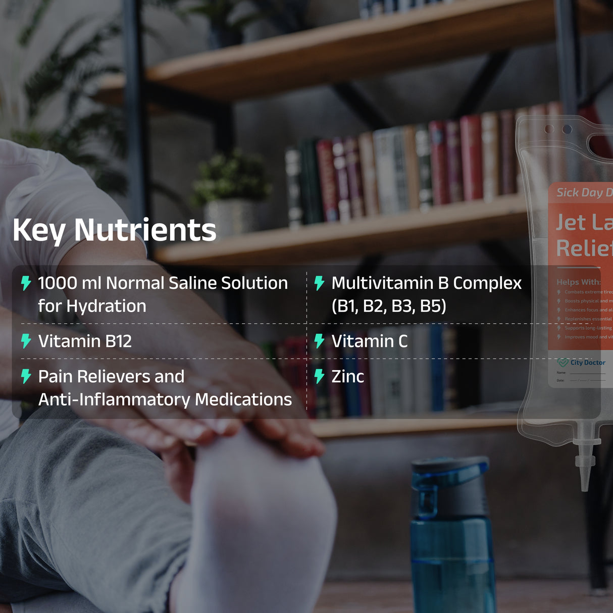 Jet Lag Relief IV Drip