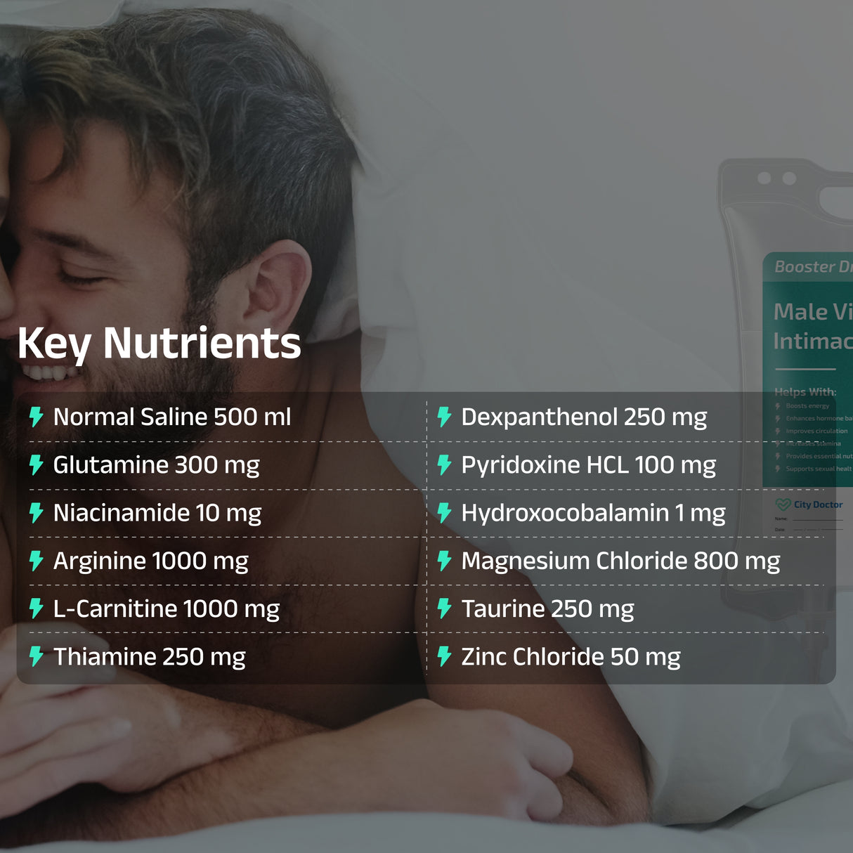 Male Vitality & Intimacy IV Drip (Intima Man Booster)