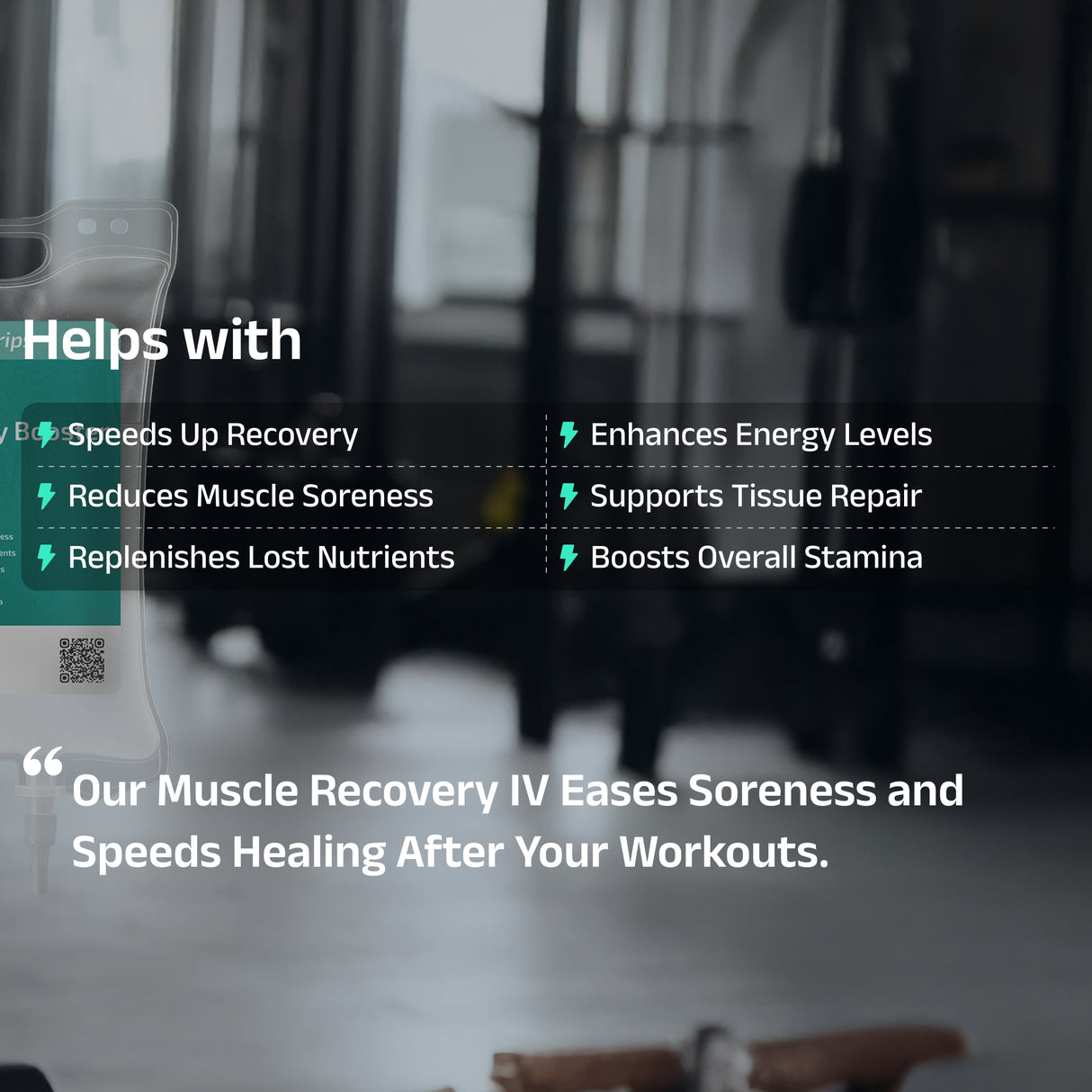 Muscle (After Gym) Recovery Booster IV Drip