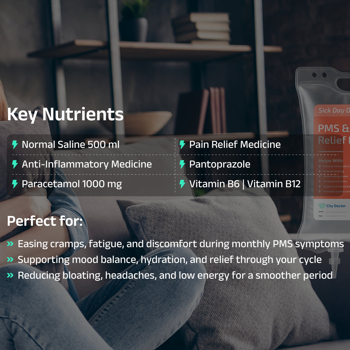 PMS & Period Relief IV Drip