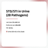 STD/STI Urine Panel (28 Pathogens)