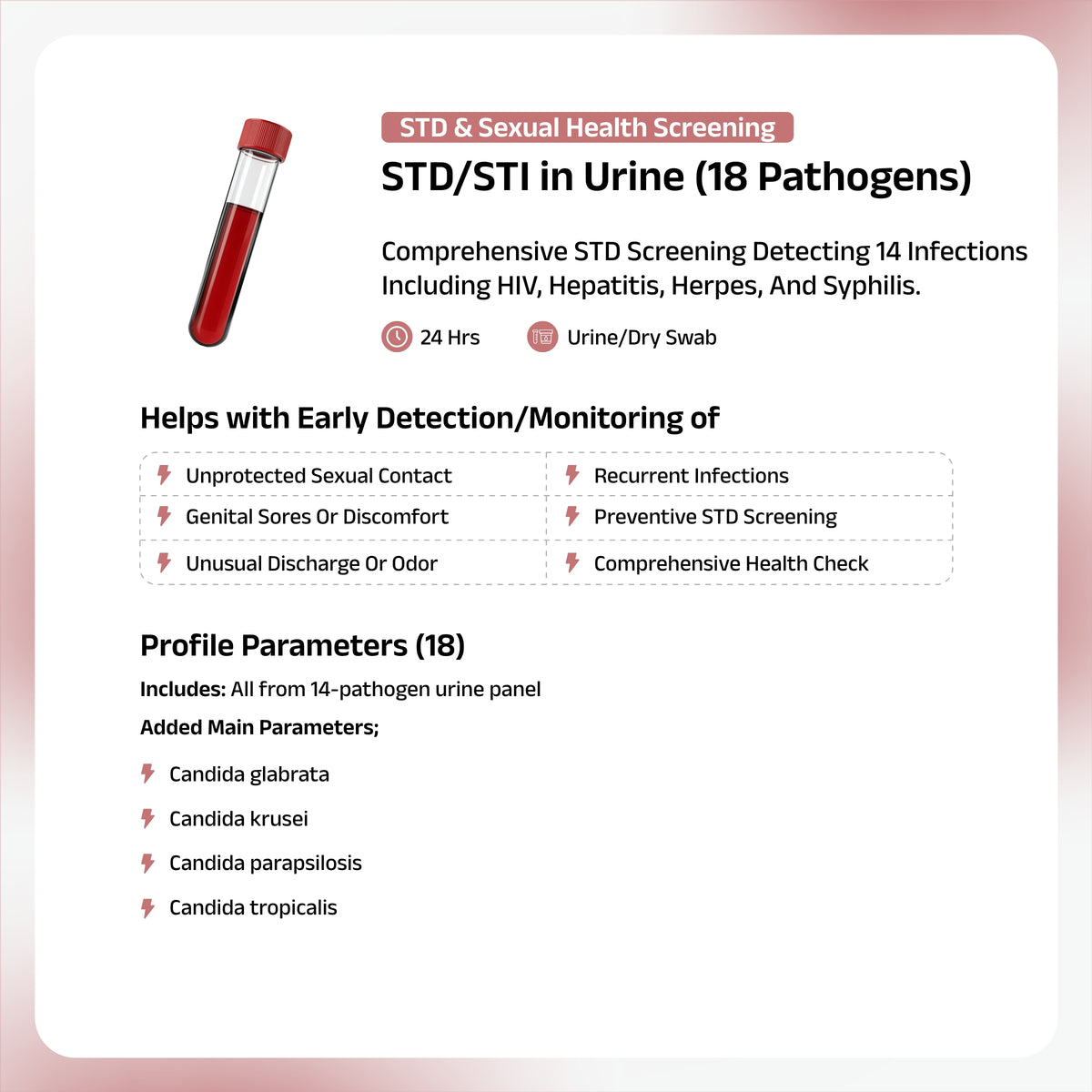 STD/STI Urine Panel (17 Pathogens)