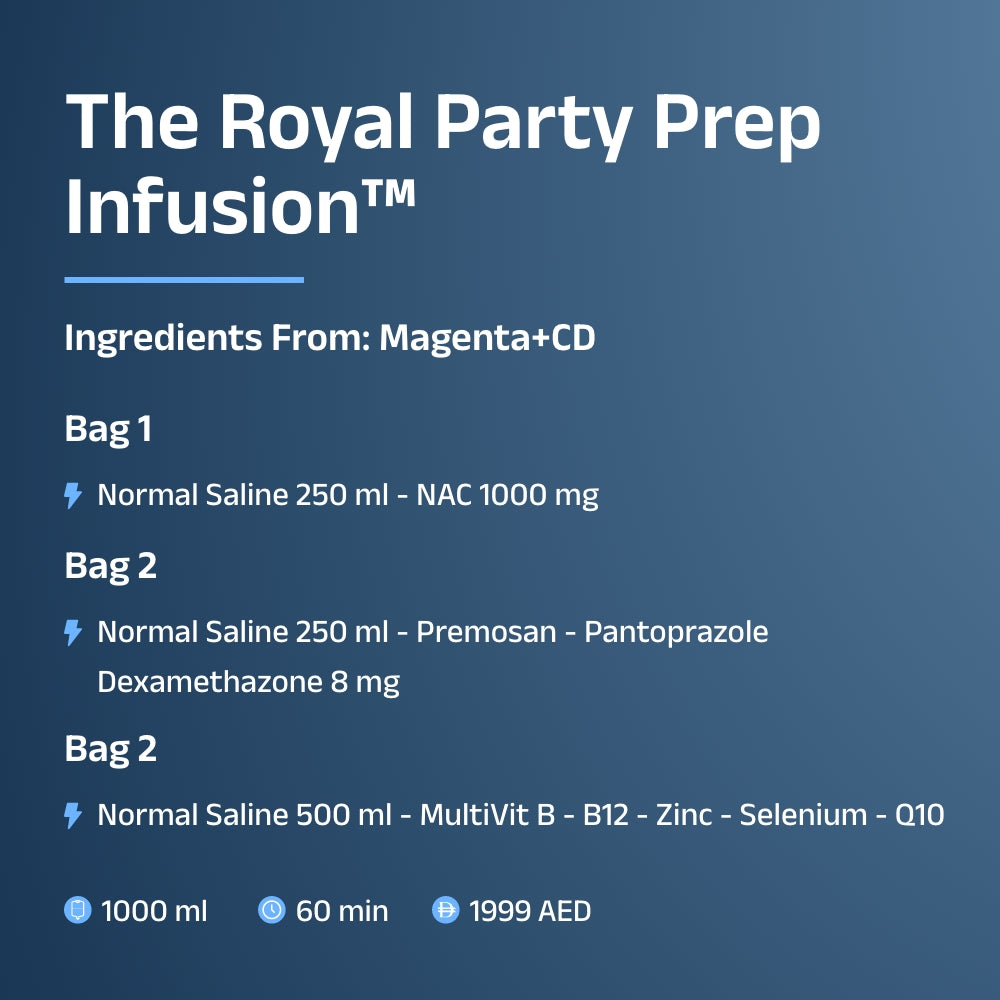 The Royal Party Prep Infusion™