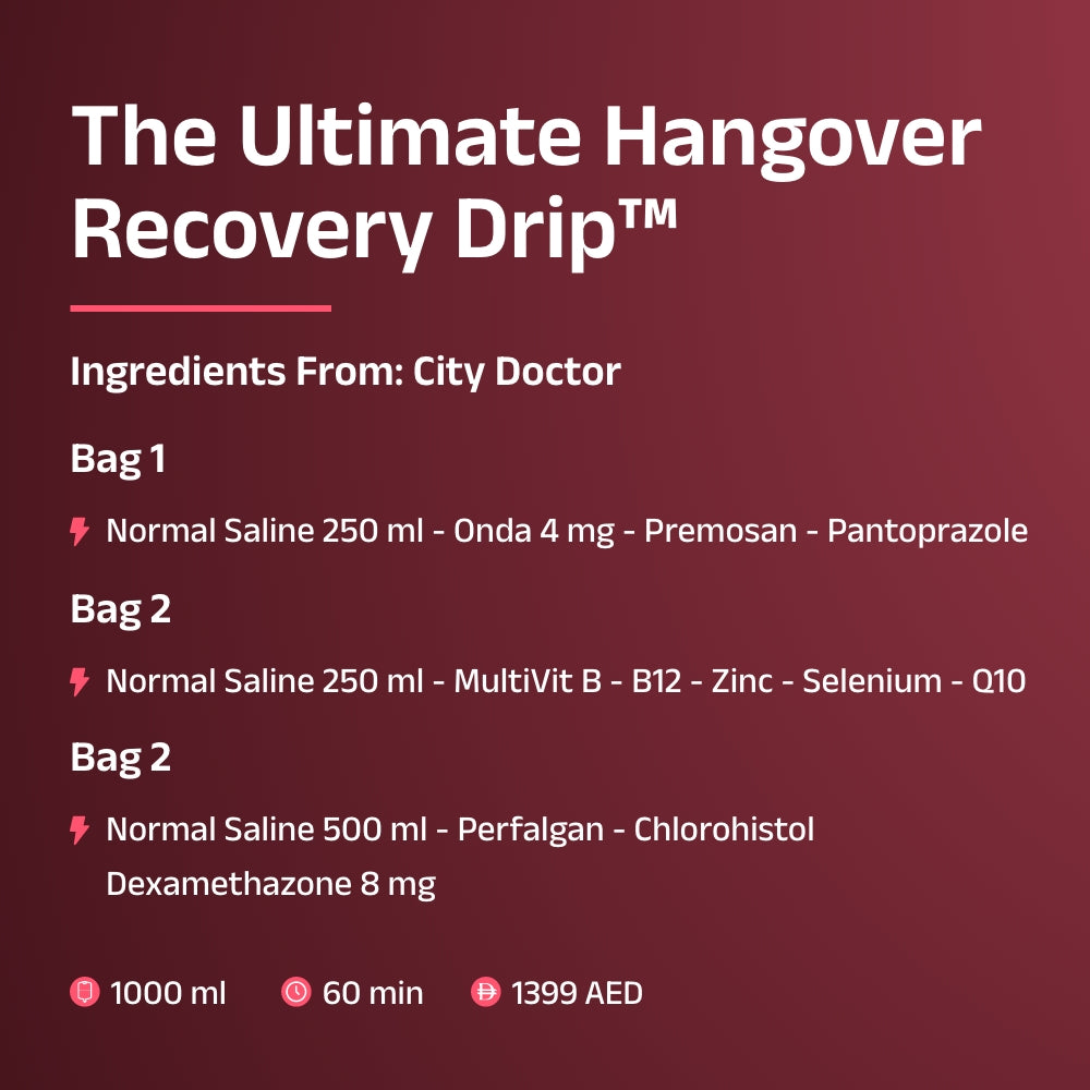The Ultimate Hangover Recovery Drip™