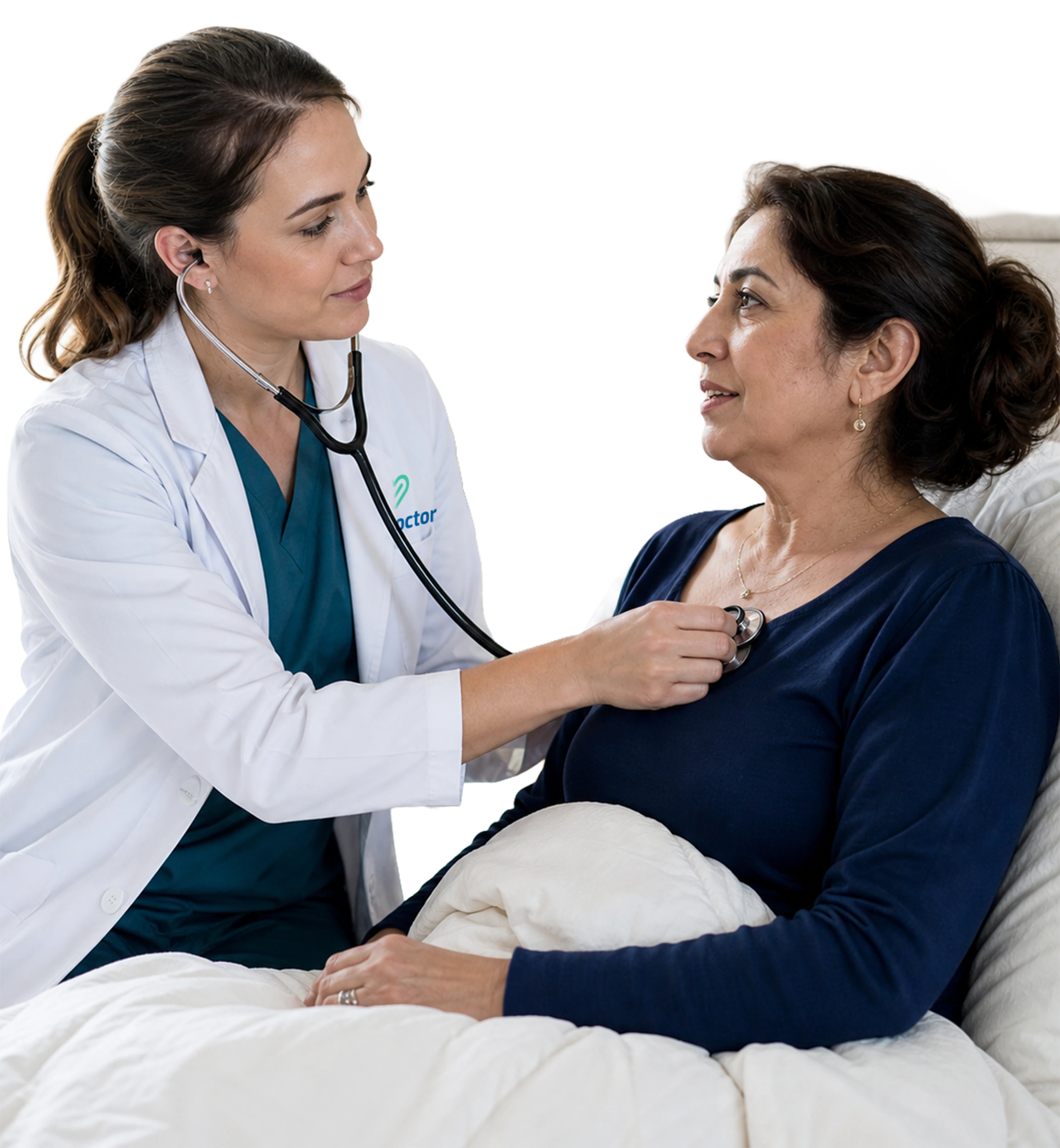 A City Doctor doctor with a patient